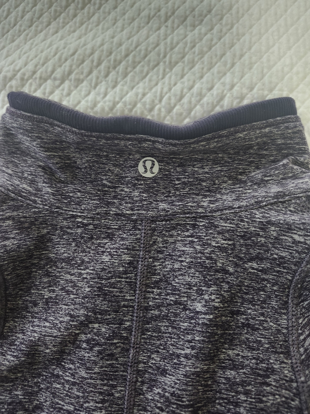 Lululemon Size 2 Heathered Plum Gray Quarter Zip Pullover Top Long Sleeve - Picture 7 of 8